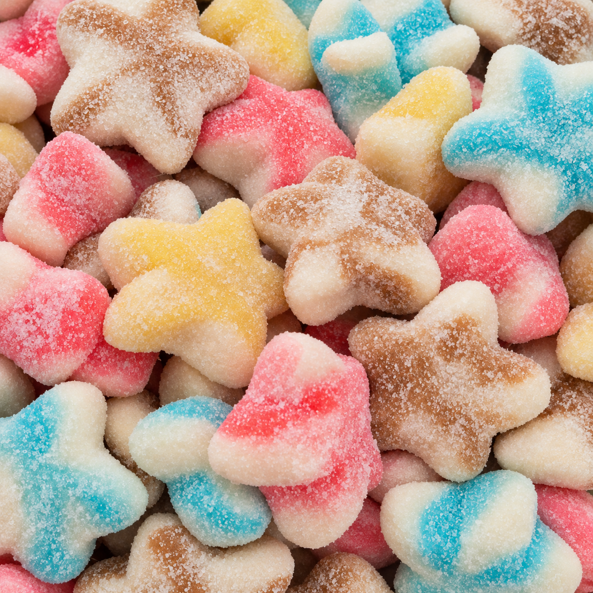 Dulceplus Twist-Sterne Mix – gezuckert