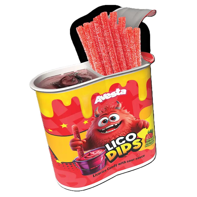 Avesta Lico Dips Strawberry 40g