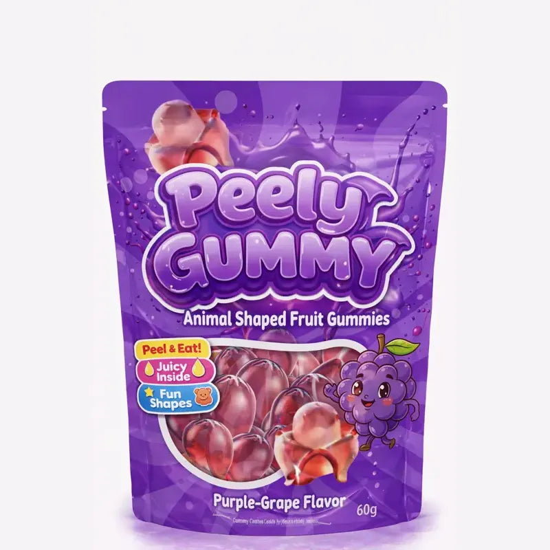 Pelly Gummy Purple Grape Flavor 60g