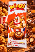 Wingy Crunch Crispy 50g Chocolate