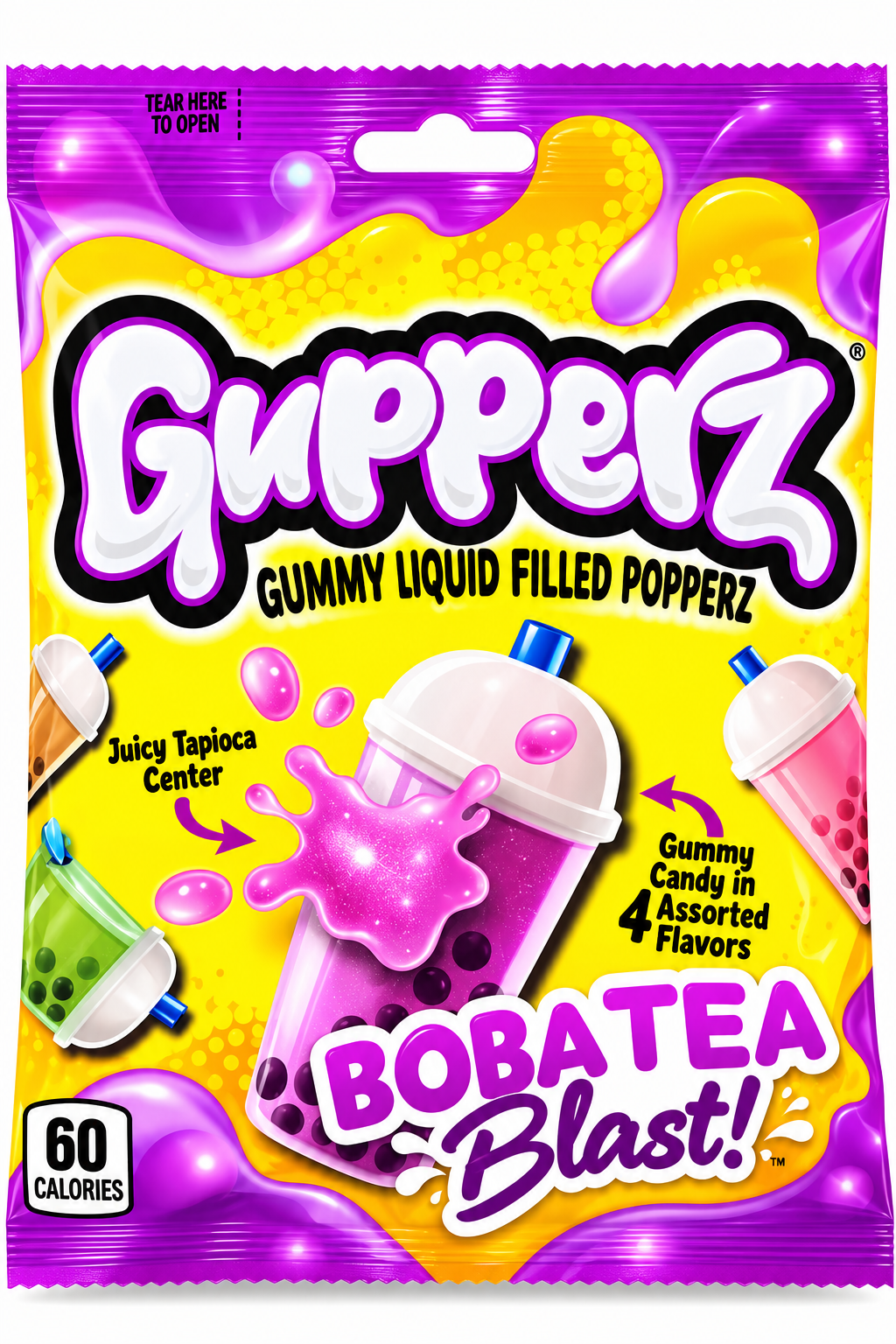 Grupperz Boba Tea Blast 72g (4x18g)