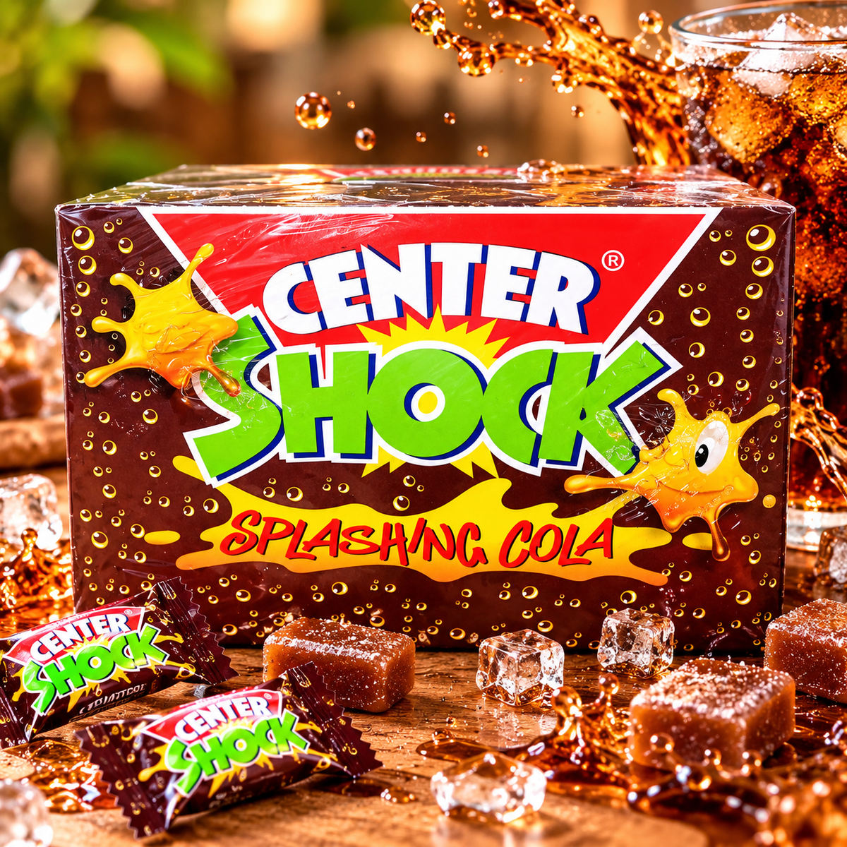 Center Shock Splashing Cola