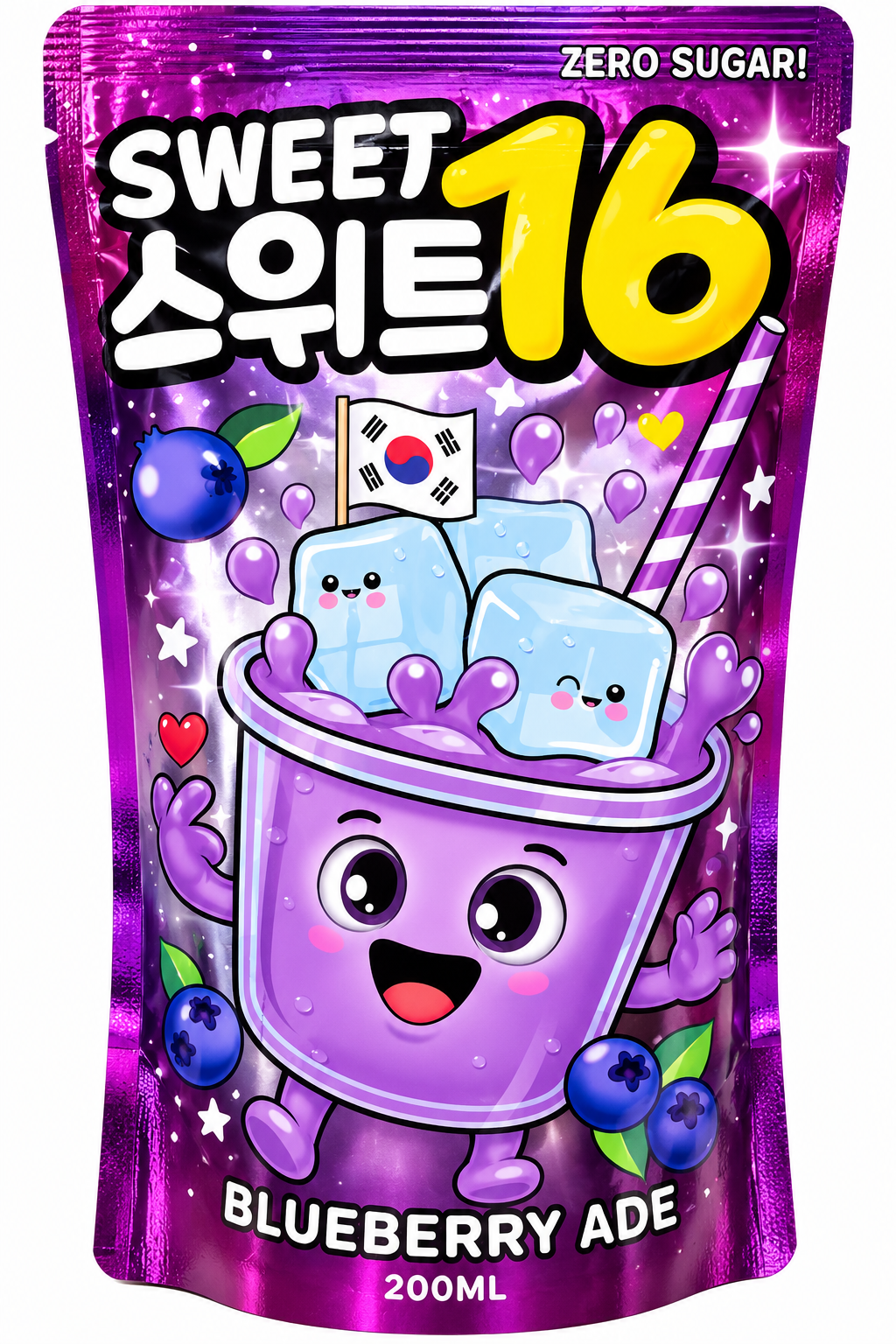Sweet 16 Blueberry 200ml