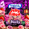Vidal Jelly Filled Gummy Skulz